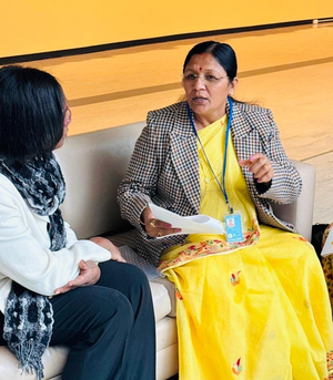 MoS Savitri Thakur shares digitisation experience with Jamaican, Zambian teams