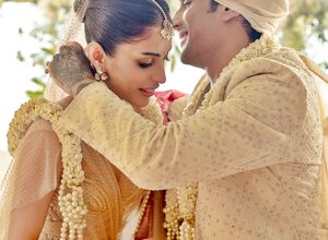 Prateik Babbar and Priya Banerjee tie the knot in an intimate ceremony