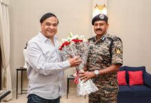 CRPF DG calls on Assam CM Himanta Biswa Sarma