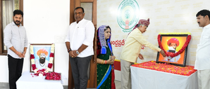 CMs of Telugu states pay tributes to Sevalal Maharaj