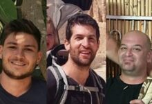 Three Israeli hostages released in Gaza arrive in Israel