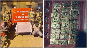 BSF recovers 25 gold biscuits valued at Rs 2.96 crore along Indo-B’desh border