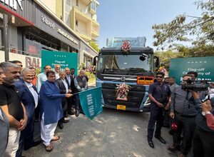 Nitin Gadkari flags off India’s 1st ‘Road Train’ for long-haul transportation