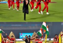 Ayushmann Khurrana sings ‘Maa Tujhhe Salaam’ at the opening night of Women’s Premier League