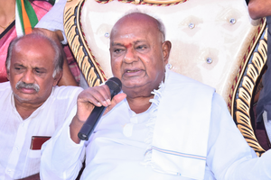 Allocate 25 TMC of water to Karnataka: Deve Gowda