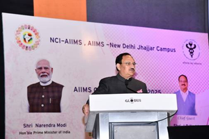 Indian healthcare system comes of age with institutes like NCI-AIIMS: JP Nadda