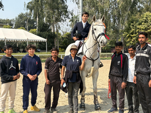 Tejas Dhingra retains national championship title at NEC Show Jumping 2024-25