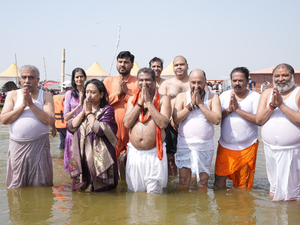 Dharmendra Pradhan congratulates UP govt, CM Yogi Adityanath calls Mahakumbh ‘grand celebration of Sanatan culture’