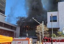 Authorities begin on-site probe into fire at hotel construction site in Busan