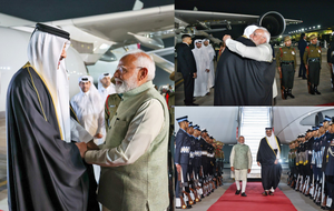 In special gesture, PM Modi receives Qatar Amir at airport