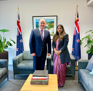 Indian HC meets New Zealand PM, discusses ways to enhance ties across key sectors