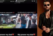 Tiger Shroff says ‘my power my dad’ as he shares action-filled BTS from ‘Baaghi’