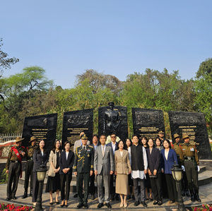 South Korean envoy pays tribute to General Thimayya at Indo-Korean Friendship Park