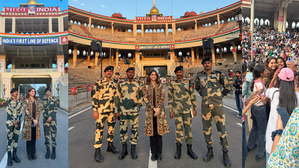 Sharvari witnesses the awe-inspiring Attari-Wagah border ceremony in Amritsar