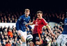 Premier League: Late comeback helps Man Utd draw 2-2 at Everton