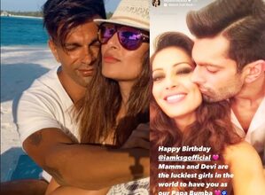 Bipasha wishes husband Karan: Mamma, Devi are the luckiest girls in the world