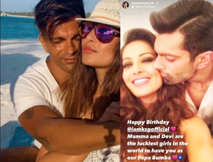 Bipasha wishes husband Karan: Mamma, Devi are the luckiest girls in the world