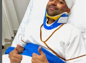 Guru Randhawa gets injured during his very first stunt sequence, shares picture from hospital