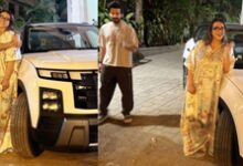 Karanveer drops by Shilpa Shirodkar’s home to show her his swanky new ride