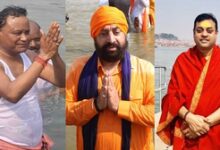 Maha Kumbh: Uttarakhand Guv, Odisha CM take holy dip at Triveni Sangam