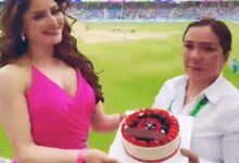 Urvashi Rautela gets an early birthday surprise during the IND Vs PAK Champions Trophy