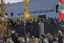 Tens of thousands gather in Beirut for Hezbollah leaders’ funeral amid Israeli flyovers