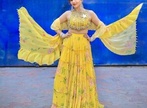 Rubina Dilaik beats ‘Monday blues’ with a dollop of yellow