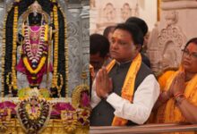 Odisha CM Mohan Majhi offers prayers at Ram Temple in Ayodhya