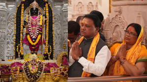 Odisha CM Mohan Majhi offers prayers at Ram Temple in Ayodhya