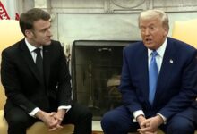 It’s in Russia’s benefit to end war in Ukraine, says Trump after meeting Macron