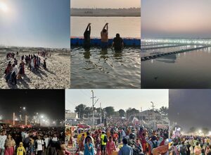 From traffic to long walks, nothing dims zeal of Maha Kumbh devotees