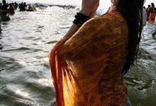 Rasha Thadani shares glimpse of taking holy dip, praying at Maha Kumbh