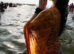 Rasha Thadani shares glimpse of taking holy dip, praying at Maha Kumbh