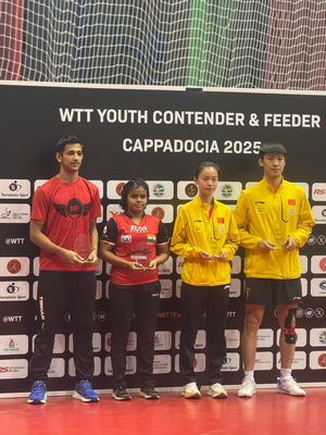 WTT Feeder Cappadocia 2025: Poymantee Baisya bags silver in mixed doubles