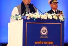 Rajnath Singh hails Coast Guard’s fight against piracy, awards 32 personnel