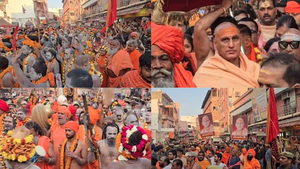 Lakhs of Naga Sadhus, devotees flock to Kashi Vishwanath for Maha Shivratri