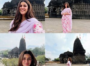 Nimrat Kaur seeks blessings at Trimbakeshwar Shiva Temple