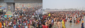 Over 1 crore take holy dip in Triveni Sangam by noon on Maha Shivratri