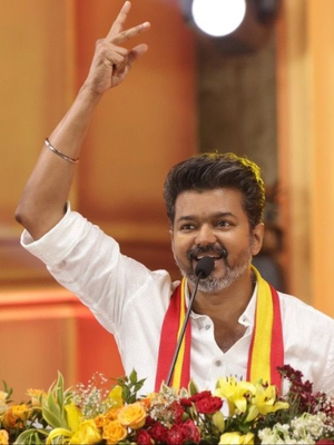 Actor Vijay’s TVK launches ‘#GetOut campaign’ against DMK govt, Centre