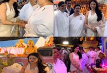 Bhagyashree celebrates Maha Shivratri at Brahmakumaris with 15ft shivling made of 4000 coconut shells