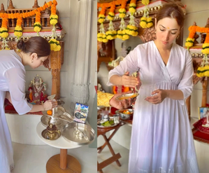 Tamannaah Bhatia offers prayers to Lord Shiva during Maha Shivratri