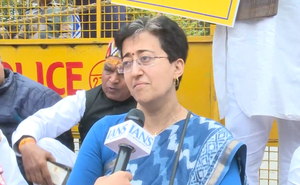 Delhi Assembly: Atishi leads sit-in after suspended Oppn MLAs denied entry into premises