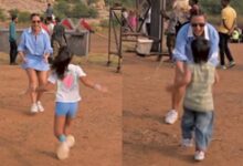 Neha Dhupia’s kids turn into her biggest cheerleaders