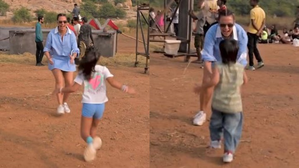 Neha Dhupia’s kids turn into her biggest cheerleaders