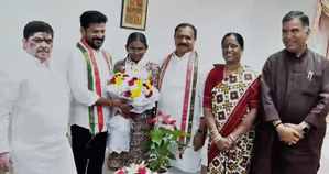 New AICC in-charge Meenkashi Natrajan arrives in Hyderabad