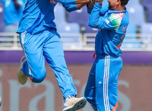 Champions Trophy: Kuldeep and Hardik shine as India bowl out Pakistan for 241