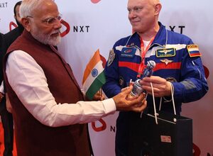 PM Modi meets Russian cosmonaut, hails historic space ties between both countries