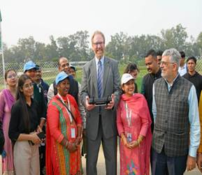 MIT’s Jonathan Fleming meets Namo Drone Didis, hails women empowerment in India