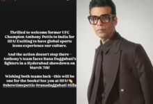 Karan Johar welcomes former UFC Champion Anthony Pettis to India