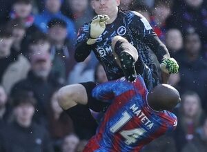 Palace forward Mateta released from hospital with 25 stitches for severe laceration to his ear